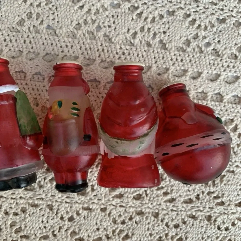 Vintage Old World Christmas Glass String Light Covers 1970s